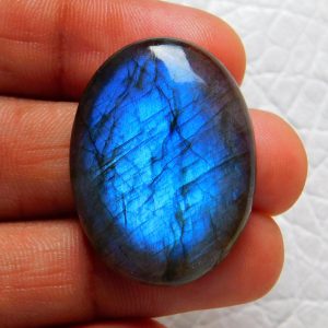 31x23 mm Oval Shape Flat Back Loose AAA Grade Loose Labradorite Stone 40.25 Ct