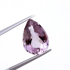 16x11 mm Pear Shape Loupe Clean Pink Amethyst Brazilian Amethyst 7.80 Ct