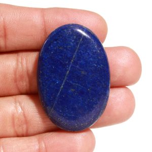 40x28 mm Oval Shape Smooth Loose Blue Gemstone Natural Lapis Lazuli 71.30 Carat