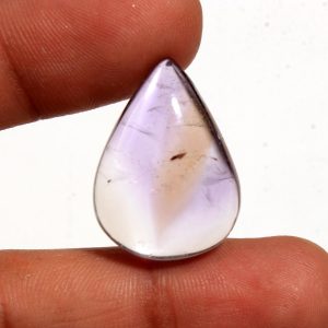 Bi-Color Ametrine Cabochon Gemstone 26x19 MM Pear Shape 26.50 Ct